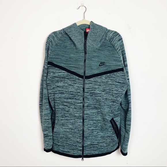Nike Tech Knit Windrunner Jacket Hasta Green Large - Picture 2 of 6